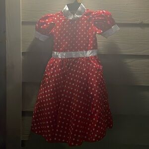 Girls Minnie Mouse Costume Dress